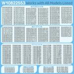 Washer Shock Absorber 4-Pack for Whirlpool and More