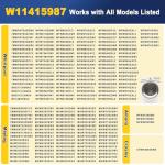 W11415987 Washer Shock Absorber for Whirlpool Maytag