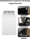 Whirlpool Maytag Kenmore Washer Suspension Spring Kit