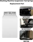 Suspension Spring for Whirlpool Maytag Kenmore Washers