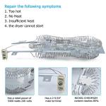 Dryer Heating Element and Thermostat Set for Whirlpool