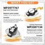 Dryer Heating Element Kit for Whirlpool Kenmore Maytag