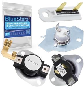BlueStars Thermostat and Thermal Fuse Kit for Dryers