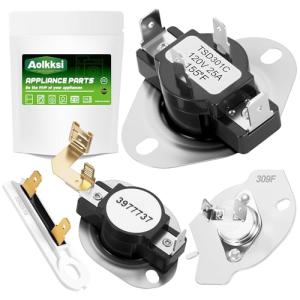 Dryer Thermostat and Fuse Kit for Whirlpool, Kenmore