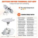 Dryer Thermal Fuse and Thermostat Kit for Whirlpool