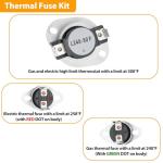 SupHomie Dryer Heating Element and Thermal Fuse Kit