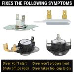 Seentech Dryer Thermostat and Fuse Replacement Kit