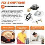 Dryer Thermal Fuse and Thermostat Kit for Whirlpool