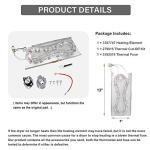 Heating Element & Thermostat Kit for Maytag Whirlpool Dryer