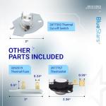 BlueStars Dryer Thermostat and Fuse Kit for Whirlpool