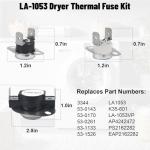 ZATUX LA-1044 Heating Element and Thermostat Kit