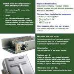 Dryer Heating Element with Thermostat Kit