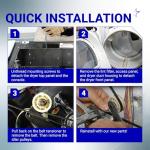 Dryer Drum Belt Idler Pulley Kit for Whirlpool