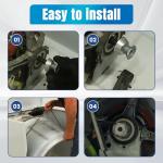 Dryer Motor Pulley & Drum Belt for Whirlpool Kenmore