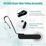 Dryer Repair Kit for Whirlpool Kenmore Maytag