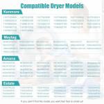 Dryer Repair Kit for Whirlpool Kenmore Maytag