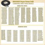 Dryer Drum Belt for Whirlpool Kenmore Maytag