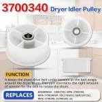 Dryer Repair Kit with Rollers, Belt, and Pulley