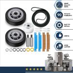 Maytag LDE410 Dryer Roller and Pulley Kit