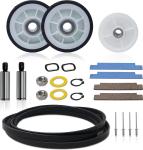 Maytag Dryer Rollers, Shafts, Belt, Pulley Kit