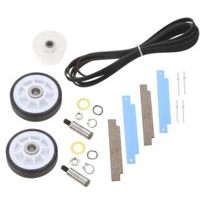 Dryer Drum Roller Kit and Pulley Set