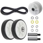 Dryer Drum Roller Kit and Pulley for Maytag