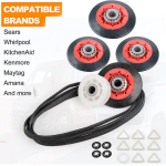 Dryer Repair Kit for Whirlpool, Kenmore, Maytag
