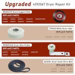 5-Wheel Dryer Repair Kit for Whirlpool & Kenmore