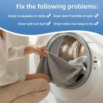 5-Wheel Dryer Repair Kit for Whirlpool Maytag