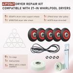 5-Wheel Dryer Repair Kit for Whirlpool & Kenmore