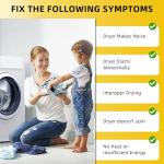 Dryer Repair Kit with Wheels and Pulley