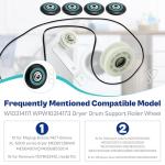 Whirlpool Maytag Dryer Repair Kit with Belt and Rollers