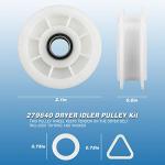 Dryer Repair Kit with Idler Pulley Replacement Parts