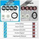 Dryer Repair Kit with Drum Roller, Belt, Pulley