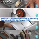 Dryer Repair Kit with Idler Pulley Replacement Parts