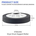 Dryer Drum Support Roller Kit - 2 Pack