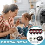 Dryer Repair Kit with Idler Pulley Replacement Parts