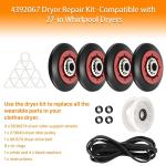 Maytag Dryer Belt Rollers and Pulley Kit