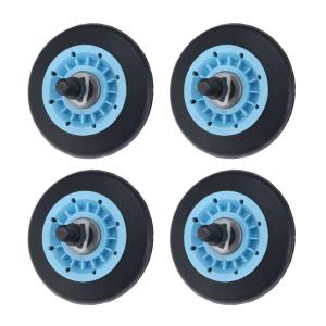 4PCS Dryer Drum Roller & Axle for Samsung Maytag