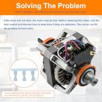 W10410996 Drive Motor for Whirlpool, Maytag Dryers