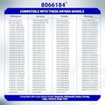 8066184 Dryer Motor Pulley - 4 Pack