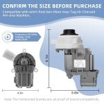 Whirlpool W10276397 Washer Drain Pump Replacement