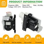 Techecook Washer Drain Pump for Kenmore Frigidaire