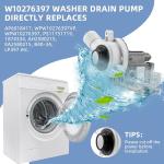 Whirlpool W10276397 Washer Drain Pump Replacement