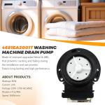 LG Kenmore Washer Drain Pump Motor Replacement 4681EA2001T