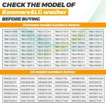 LG Kenmore Washer Drain Pump Motor Replacement 4681EA2001T