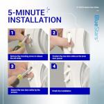 BlueStars Washer Door Striker Part - Pack of 2