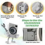 Affinity Washer Door Hinge and Striker Kit