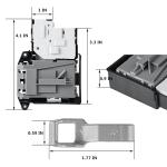 EBF61315802 Washer Door Lock Switch & Strike Assembly