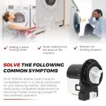 Upgraded Washer Drain Pump Compatible with Kenmore/Samsung